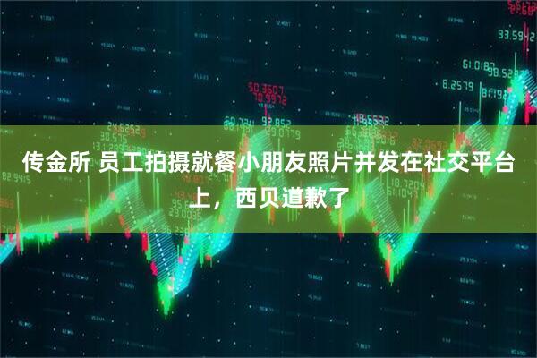 传金所 员工拍摄就餐小朋友照片并发在社交平台上，西贝道歉了