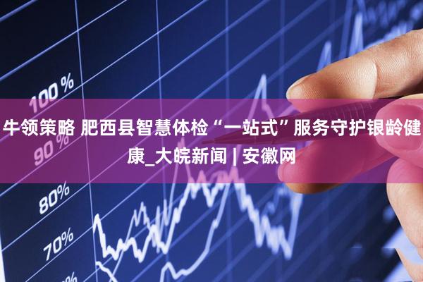 牛领策略 肥西县智慧体检“一站式”服务守护银龄健康_大皖新闻 | 安徽网